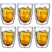 Set 6 bicchieri termici - BODUM - Pilatus - Doppia parete - 0,25 l - Trasparente