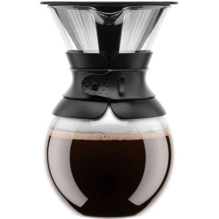 A over - caffettiera bodum, filtro per mesh in acciaio inossidabile permanente, 1,0 L, 8 tazze