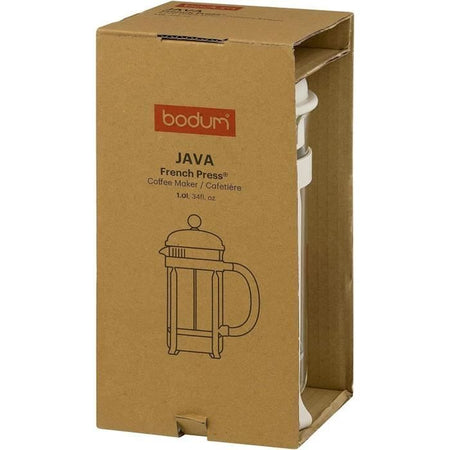 Bodum 1903-913 - MACCHINA PER IL CAFF - JAVA Caffettiera a pressa francese bianca 0,35 L