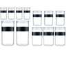 Barattoli conservazione - BODUM - PRESSO SET - 12 barattoli in plastica con coperchio ermetico