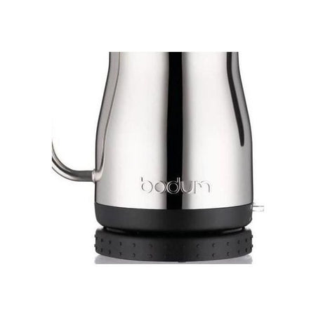 BODUM - BISTRO Bollitore elettrico con beccuccio lungo, 1.200 W, 1,0 l, acciaio inox
