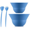 Set di 2 ciotole da 3 L e 4,9 L con posate per insalata - BODUM - Topee - Matisse