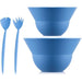 Set di 2 ciotole da 3 L e 4,9 L con posate per insalata - BODUM - Topee - Matisse