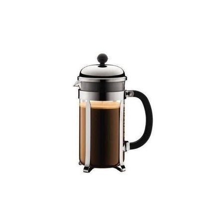 Chambord - Caffettiera per caffè a pistone Bodum, 8 tazze, 1,0 L, acciaio inossidabile