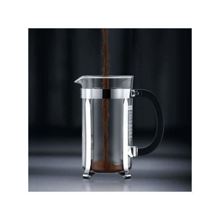 Chambord - Caffettiera per caffè a pistone Bodum, 8 tazze, 1,0 L, acciaio inossidabile