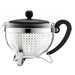 Teiera - Bodum - Chambord - 1 L - Vetro - Acciaio inossidabile - Grigio