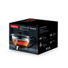 Teiera - Bodum - Chambord - 1 L - Vetro - Acciaio inossidabile - Grigio