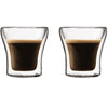 Set 2 bicchieri - BODUM - Assam - Doppia parete - 0,1 l - Trasparente