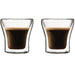Set 2 bicchieri - BODUM - Assam - Doppia parete - 0,1 l - Trasparente