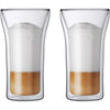 Set 2 bicchieri - BODUM - Assam - Doppia parete - 0,2 l - Trasparente