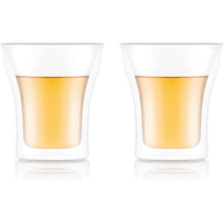 Set 2 bicchieri - BODUM - Assam - Doppia parete - 0,2 l - Trasparente