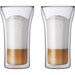 Set 2 bicchieri - BODUM - Assam - Doppia parete - 0,2 l - Trasparente