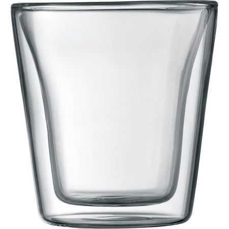 Set 2 bicchieri - BODUM - Canteen - Doppia parete - 0,1 l - Trasparente