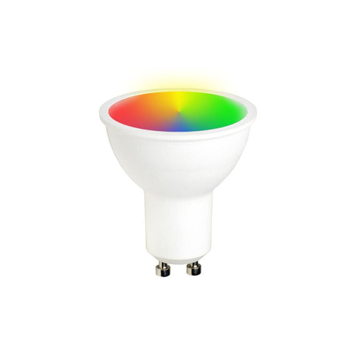 Lampadina GU10 - WIFI - TUYA 350LM - 5W - RGB +CCT DIM