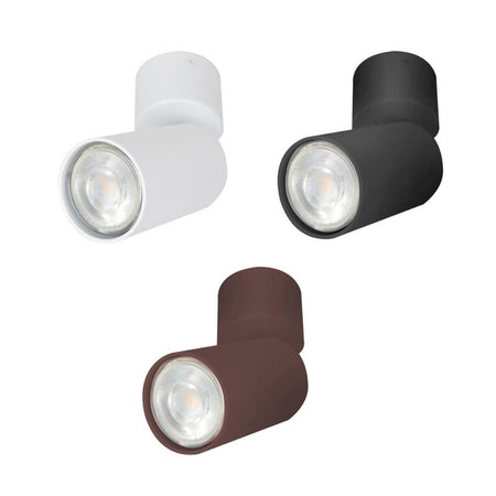 Spotlight da parete GU10 Bianco - Orientabile a 360°