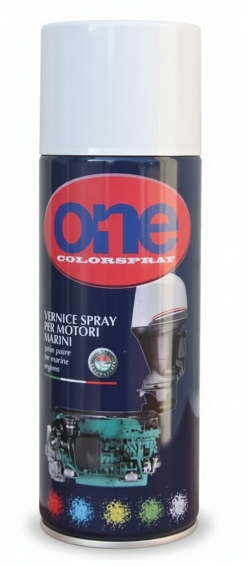 Bomboletta Vernice Spray Motore Nanni Bleu Metal.