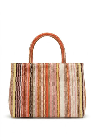 Borsa grande fantasia con frange e tracolla | PHO Firenze