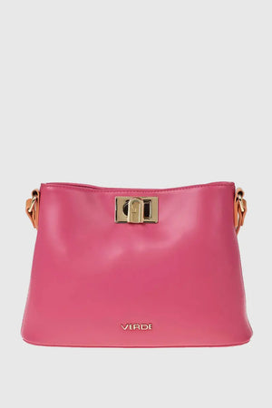 Borsa a spalla in ecopelle | Verde Fashion