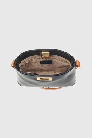 Borsa a spalla in ecopelle | Verde Fashion