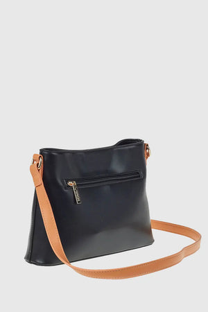 Borsa a spalla in ecopelle | Verde Fashion