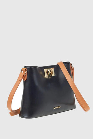 Borsa a spalla in ecopelle | Verde Fashion