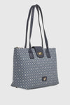 Borsa a spalla in ecopelle stampa mosaico | Verde Fashion