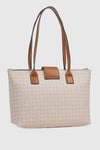 Borsa a spalla in ecopelle stampa mosaico | Verde Fashion