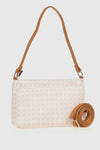 Borsa a spalla in ecopelle stampa mosaico | Verde Fashion