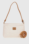 Borsa a spalla in ecopelle stampa mosaico | Verde Fashion