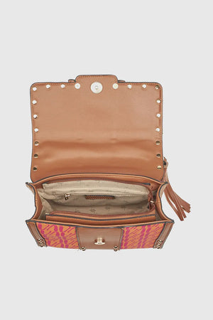 Borsa a tracolla con patta | Verde Fashion