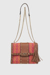 Borsa a tracolla con patta | Verde Fashion