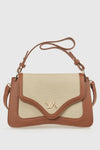 Borsa a spalla in ecopelle con tracolla | Verde Fashion