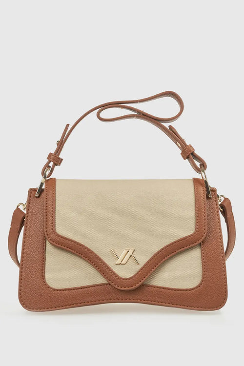 Borsa a spalla in ecopelle con tracolla | Verde Fashion