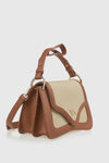 Borsa a spalla in ecopelle con tracolla | Verde Fashion