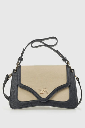 Borsa a spalla in ecopelle con tracolla | Verde Fashion