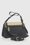 Borsa a spalla in ecopelle con tracolla | Verde Fashion