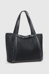Borsa a spalla in tessuto traforato | Verde Fashion