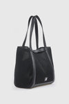 Borsa a spalla in tessuto traforato | Verde Fashion