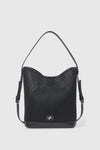 Borsa a spalla in tessuto traforato | Verde Fashion