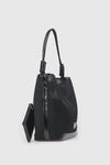 Borsa a spalla hobo in tessuto traforato | Verde Fashion