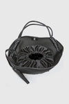 Borsa a spalla hobo in tessuto traforato | Verde Fashion
