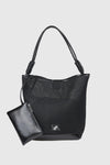 Borsa a spalla hobo in tessuto traforato | Verde Fashion