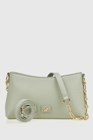 Borsa semplice a tracolla in ecopelle | Verde Fashion