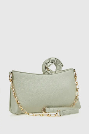 Borsa semplice a tracolla in ecopelle | Verde Fashion