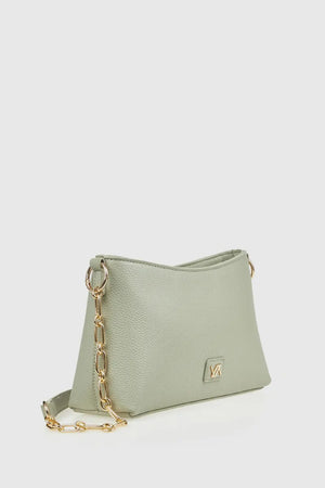 Borsa semplice a tracolla in ecopelle | Verde Fashion