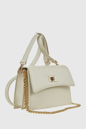 Borsa a tracolla in ecopelle con patta | Verde Fashion