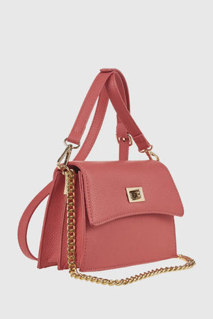 Borsa a tracolla in ecopelle con patta | Verde Fashion