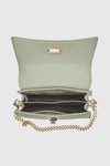 Borsa a tracolla in ecopelle con patta | Verde Fashion
