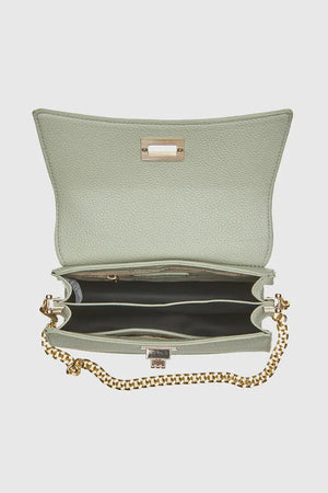 Borsa a tracolla in ecopelle con patta | Verde Fashion