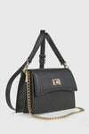 Borsa a tracolla in ecopelle con patta | Verde Fashion